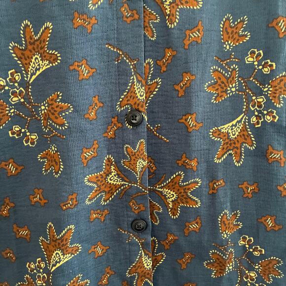 NWOT Toad & Co Skirt Manzana Pull-on Midi Women S Button 100% Organic Cotton 90s - Picture 7 of 16